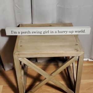 NWT HALLMARK WOODEN ACCENT SIGN